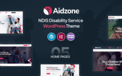 Aidzone (v1.0) NDIS Disability Service WordPress Theme