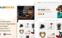 Foliorocks (v1.0.0) Minimal Portfolio WordPress Theme