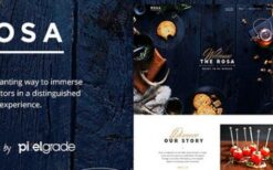 ROSA v2.9.0 An Exquisite Restaurant WordPress Theme