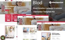 Blod – Blood Drive & Donation Campaigns Elementor Template Kit