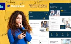 Riserank – Digital Marketing Agency Elementor Template Kit