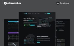 Axcorp – Trading & Investment Company Elementor Pro Full Site Template Kit