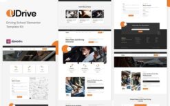 Udrive – Driving School Elementor Template Kit