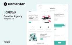 Creava – Creative Agency Elementor Template Kit