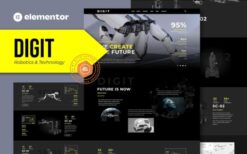 Digit – Robotics & Technology Elementor Template Kit