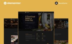 Crestaurant – Elegant Restaurant Pro Full Site Elementor Template Kit