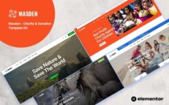 Masden – Charity & Donation Elementor Template Kit