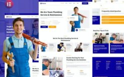 Rocee – Plumbing Service & Maintenance Elementor Template Kit
