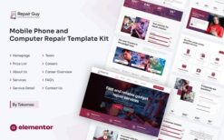 Repair Guy – Mobile Phone & Computer Repair Elementor Template Kit