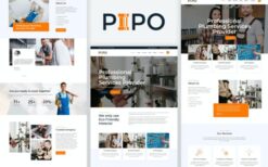 Pipo – Plumber Services Elementor Template Kit