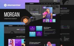 Morgan – Creative Agency & Portfolio Elementor Template Kit