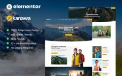 Kanawa – Modern Travel Blog Elementor Template Kit