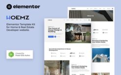 Hoemz – Home & Real Estate Developer Elementor Template Kit
