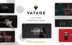 Vatage v1.1.1 Vape WooCommerce WordPress Theme