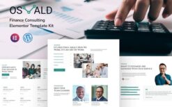 Osvald – Finance Consulting Elementor Template Kit