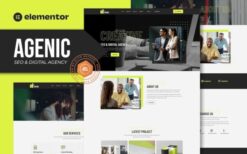 Agenic – Creative SEO & Digital Agency Elementor Template Kit