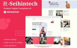 Seihintech – Digital Product Elementor Template Kit