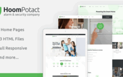 HoomPotact – Smart Alarm & Security Systems Elementor Template Kit