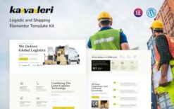 Kavaleri Logistic & Shipping Elementor Template Kit
