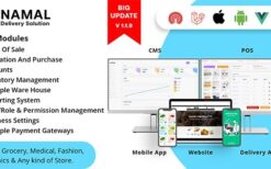 * Namal (v1.1.9) 5 in 1 Ionic Delivery Solution with POS for Single & Multiple Location Business Brand
