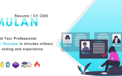 Mulan v2.4 – Resume / CV CMS