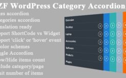 ZF WordPress Category Accordion v2.5.2