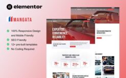 Mangata – Car Painting & Repair Elementor Template Kit