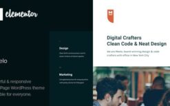 Meelo v1.5.0 Corporate One Page WordPress Theme