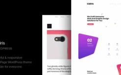 Caliris (v1.6) Responsive One Page WordPress Theme