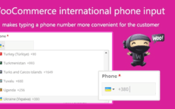 WooCommerce international phone input (v2.1.5)