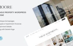 Moore (v1.1.6) Single Property WordPress Theme