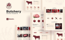 Butcha – Butchery Shop Elementor Template Kit