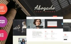 Abogado (v1.14.0) Lawyer Firm & Legal Bureau WordPress Theme
