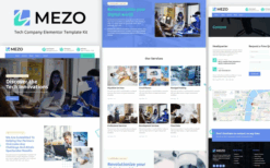 Mezo – Tech Company Elementor Template Kit
