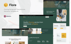 Flore – Flooring & Tiling Services Elementor Template Kit