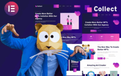 Collect – NFT Design Agency Services Elementor Template Kit