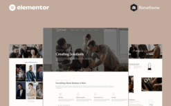 D’Consult – Business Consulting Elementor Pro Full Site Template Kit