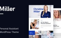 Miller (v1.3.2) Personal Assistant & Administrative Services WordPress Theme