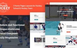 Let’s Play v1.1.13 Hockey School & Sport WordPress Theme