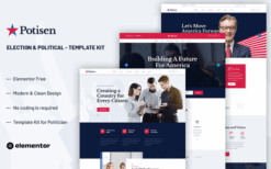 Potisen – Election & Political Campaign Elementor Template Kit