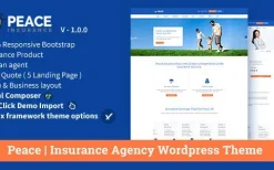 Peace (v2.5.8) Insurance Agency WordPress Theme