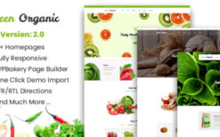 GreenOrganic v2.48 Organic & Bakery WordPress Theme