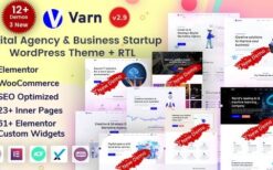 Varn v2.4 Elementor IT & SEO Agency WordPress Theme