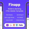 Finapp v.2.2 – Wallet & Banking HTML Mobile Template