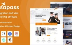 Visapass (v2.0.2) Immigration Consulting WordPress Theme