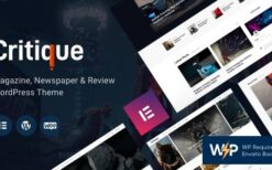 Critique (v1.19.0) Magazine, Newspaper & Review WordPress Theme