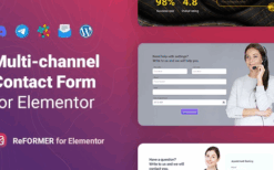 ReFormer (v1.0.6) Multichannel Contact Form for Elementor