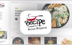 Becipe (v1.6) Recipe Blogging WordPress Theme