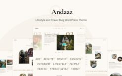 Andaaz (v1.0.1) Lifestyle and Travel Blog WordPress Theme