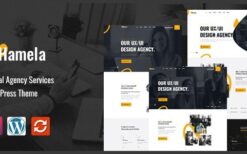 Hamela (v1.2.5) Digital Agency Services WordPress Theme